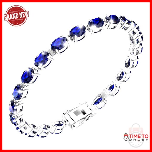 Sterling Silver Tennis Bracelet 7
